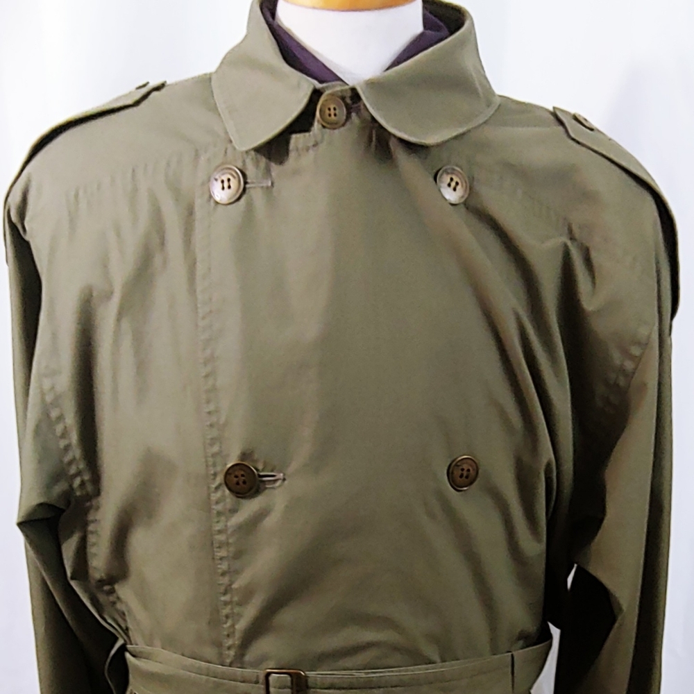 AQUASCUTUM Aqua 5 Men's Hampstead Trench  Size 42L